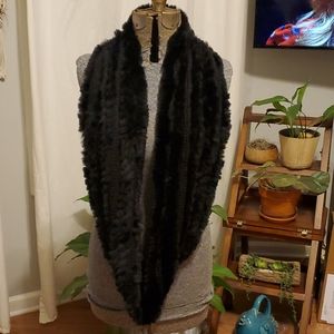 Saks fifth ave rabbit fur scarf